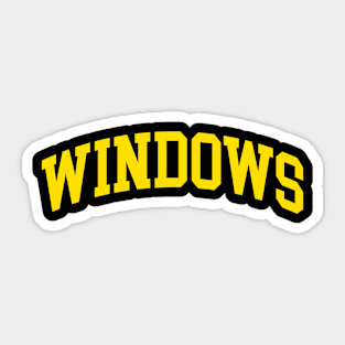 Windows Sticker